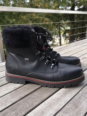 Remonte leather ankle hiking-style winter boots
